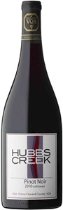 Hubbs Creek, Unfiltered Pinot Noir 2009